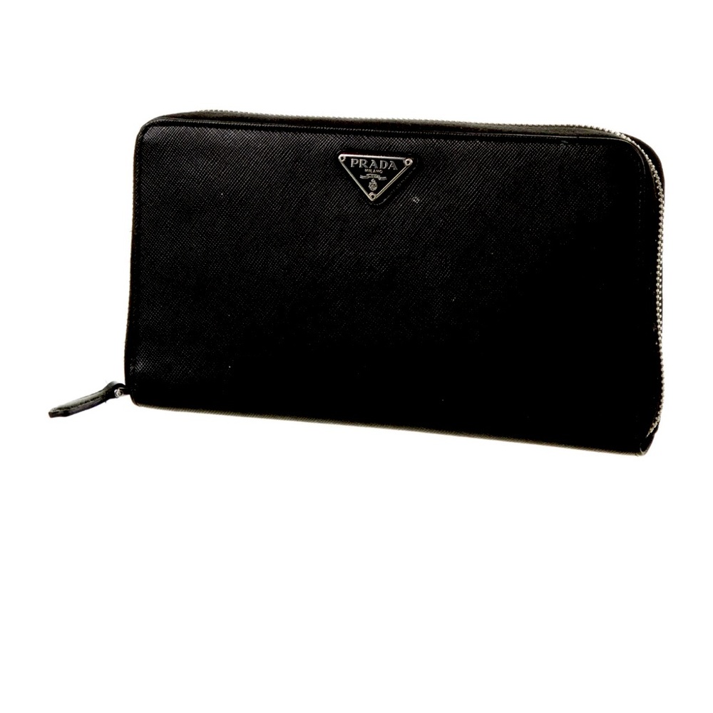 Authentic Prada Leather Continental Wallet